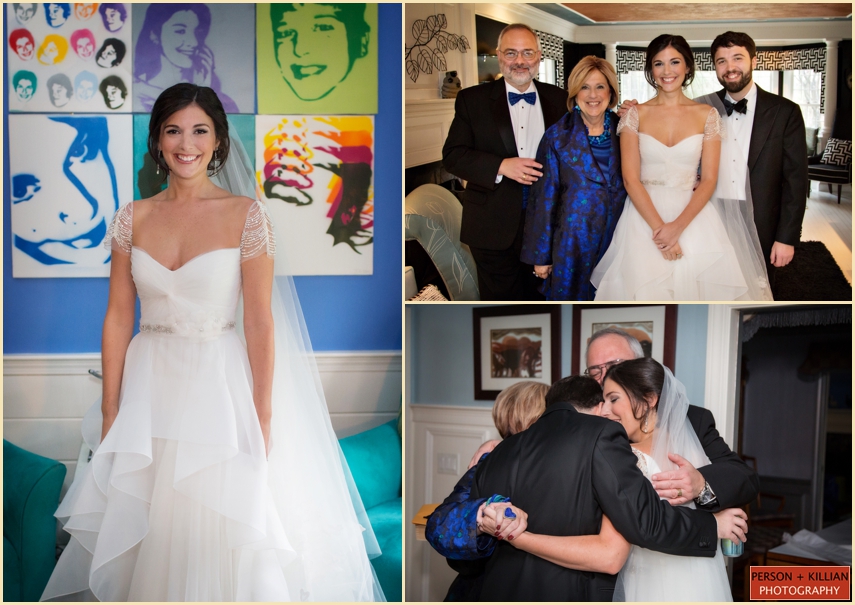 Family Wedding Portraits by Boston Photographers Jill Person Photography