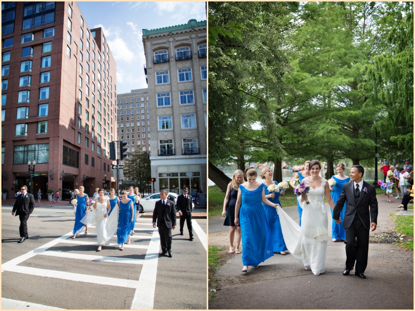 Four Seasons Hotel Boston Wedding Party Images