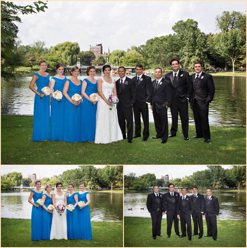 Four Seasons Hotel Boston Wedding - Boston Public Garden Wedding Party Photographs