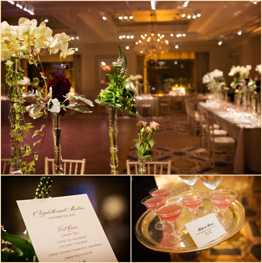 Four Seasons Hotel Boston Wedding - Grand Ballroom Decor and details