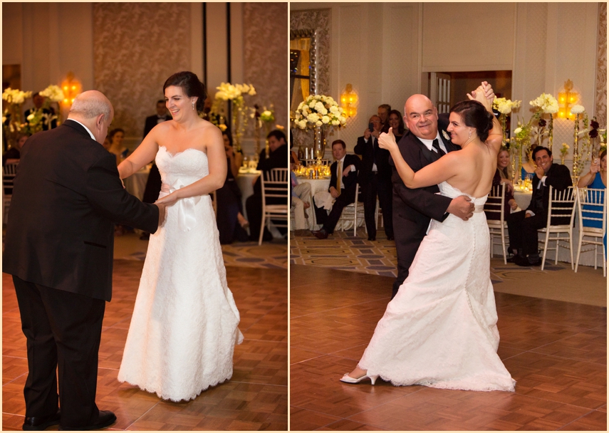 Four Seasons Hotel Boston Wedding Parent Dances - Bride and her Father