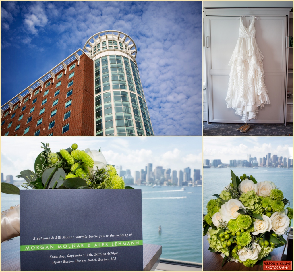Hyatt Boston Harbor Oceanside Wedding 