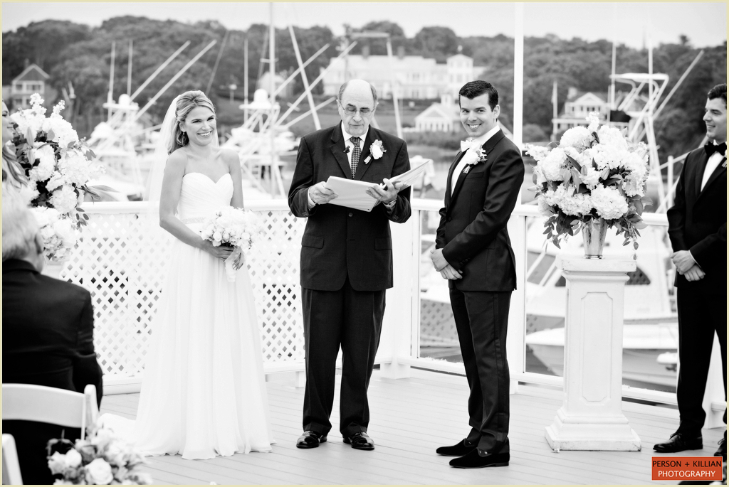 Nautical Cape Cod Wedding Ceremony 