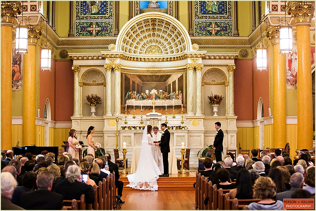 St Cecilia Parish Boston Wedding 