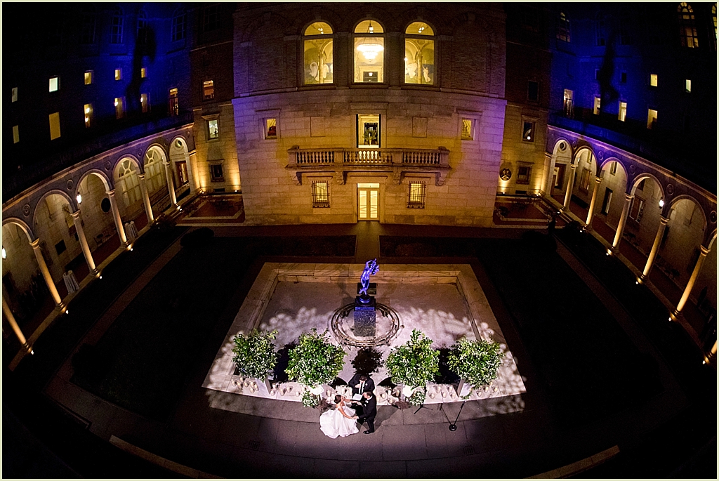 Boston Public Library Courtyard Wedding 