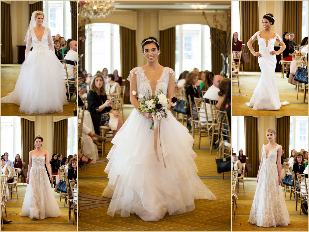 Omni Parker House Boston Brunch and Fashion Show by Lelite Bridal Current Wedding Gown Trends
