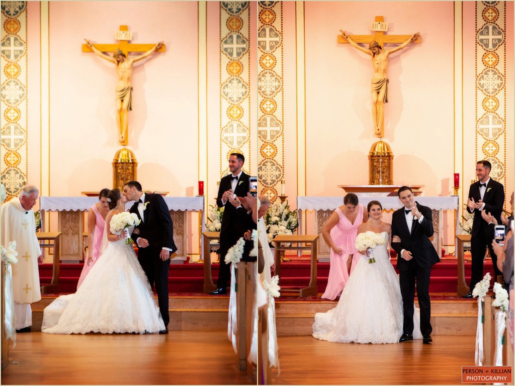 Woburn MA Church Wedding Photography 