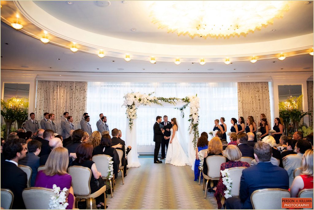 Four Seasons Boston Governors Room Wedding Ceremony 