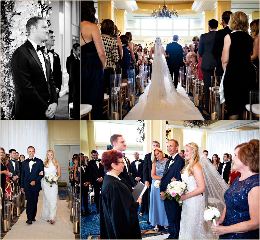 Boston Harbor Hotel Wedding Ceremony 