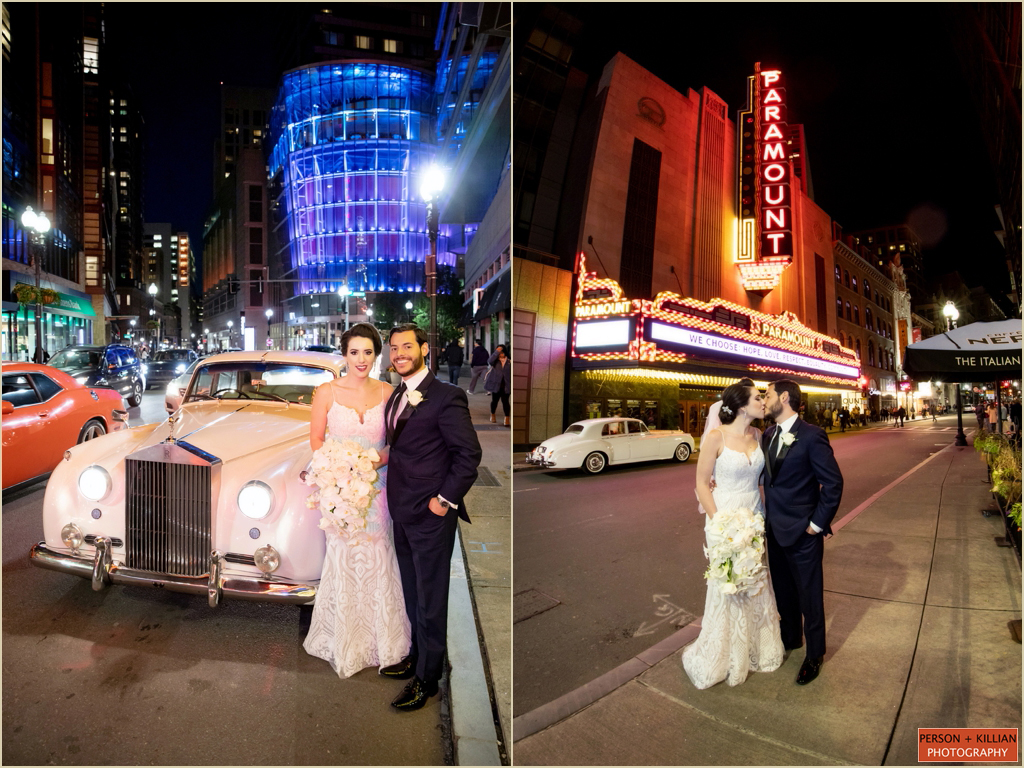 Paramount Theater Boston Wedding Photography 