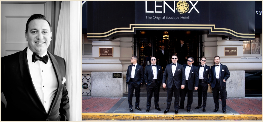 Lenox Hotel Boston Winter Wedding 