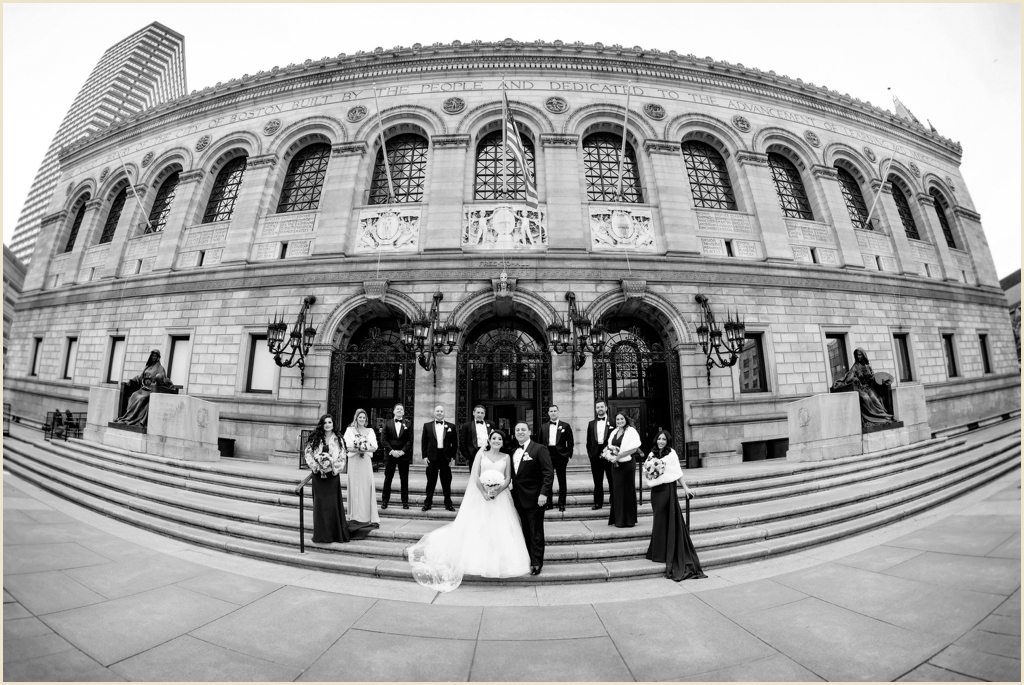 Boston Public Library Copley Square Wedding 