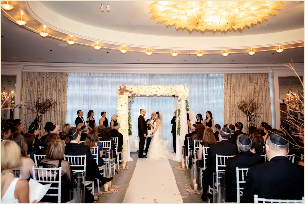 Jewish Wedding Ceremony Four Seasons Hotel Boston 