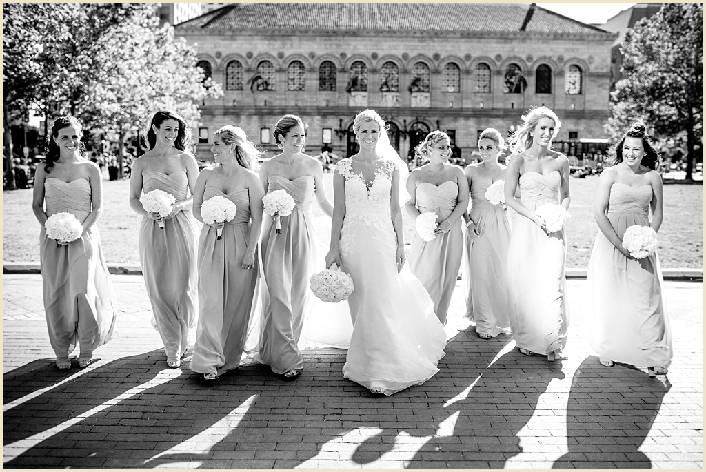 Boston Copley Square summer wedding photography 