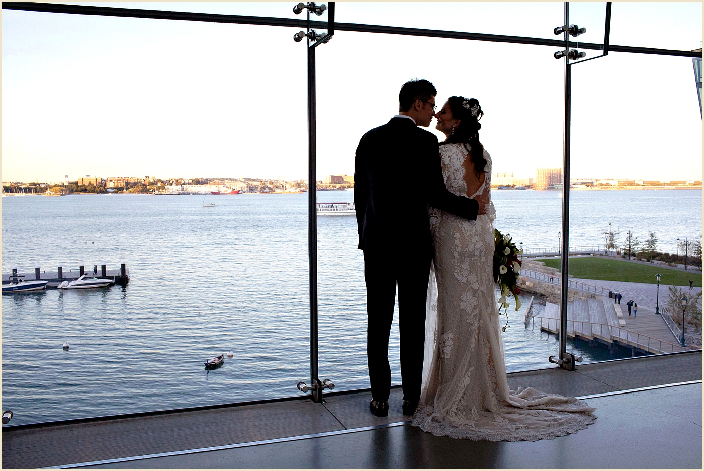 Seaport Wedding Boston Harbor ICA